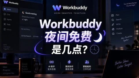 workbuddy夜间免费是几点 2026年10月免费时段一览