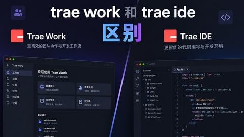 trae work和trae ide区别 融合后使用方便吗？